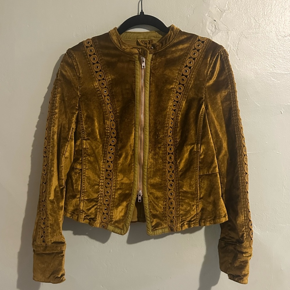 Free People Velvet Jacket